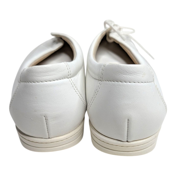 SAS Whisper Womens Size 9 1/2 Slim Tripad Comfort White Leather Walking Shoe - Picture 2 of 7